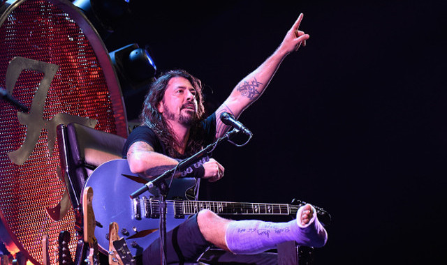 Foo Fighters Fan Plays Drums on Stage