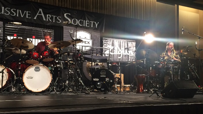 Russ Miller and Pete Lockett, “A North American and European perspective on Indian Rhythms for Drum Set and Percussion”  #PASIC14 Live Blog