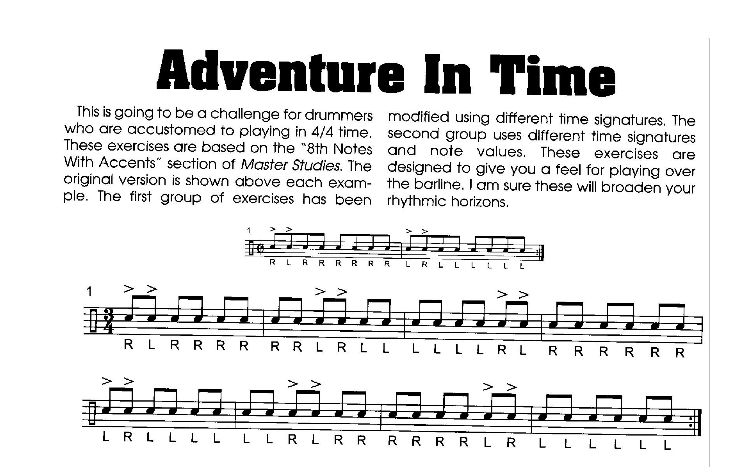 Drummer Cafe presents: “Adventures in Time” Lesson