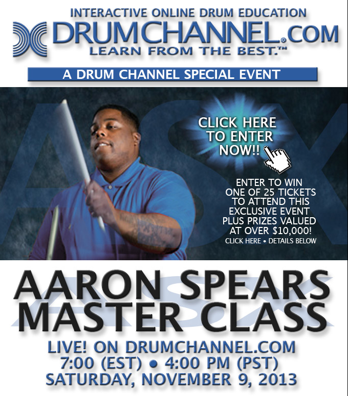 DrumChannel.com’s Aaron Spears Contest