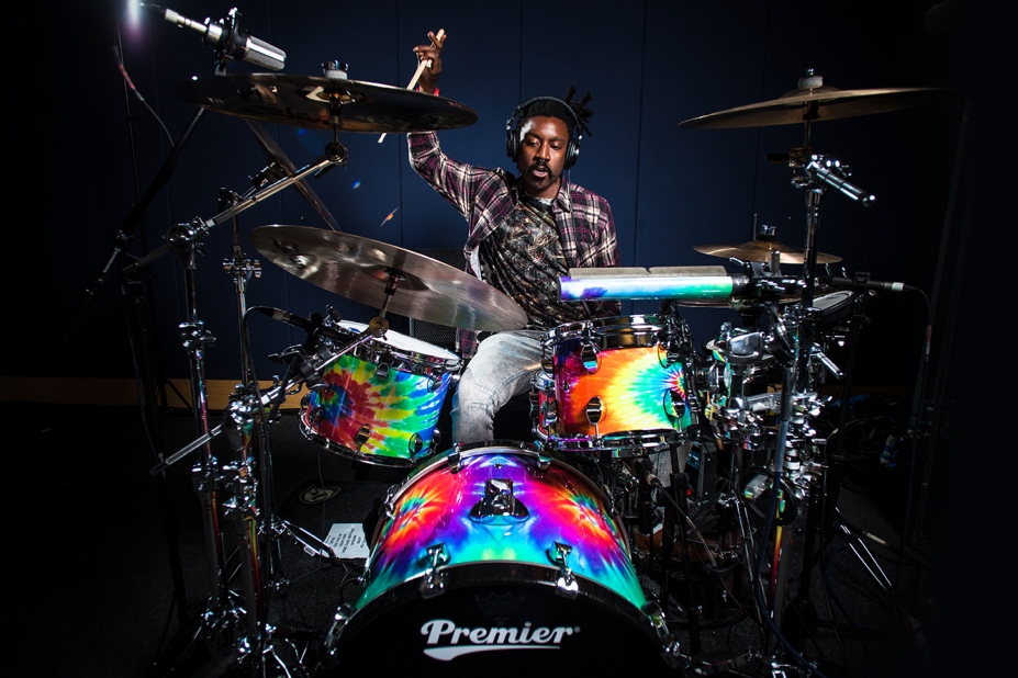 Beanie on the challenge of electronics (Drum Expo 2014)