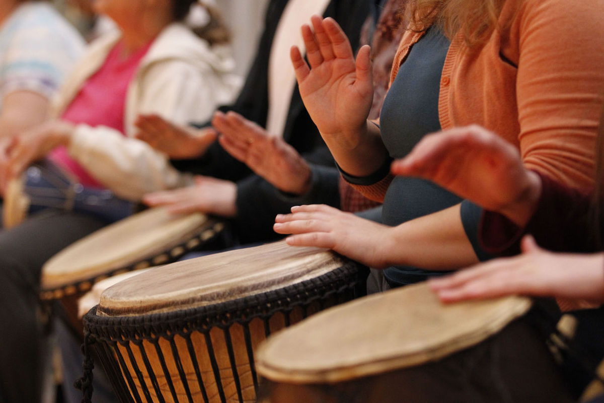 Youth Struggling with Trauma Use Drumming to Cope