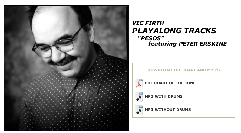 Peter Erskine Play Along Track from Vic Firth
