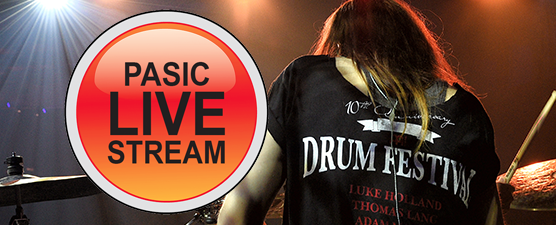 PAS to offer PASIC15 Drumset Clinics via Live Stream