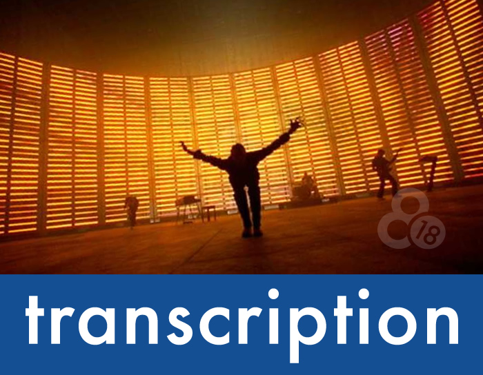 Transcription – “Speed of Sound” by Coldplay
