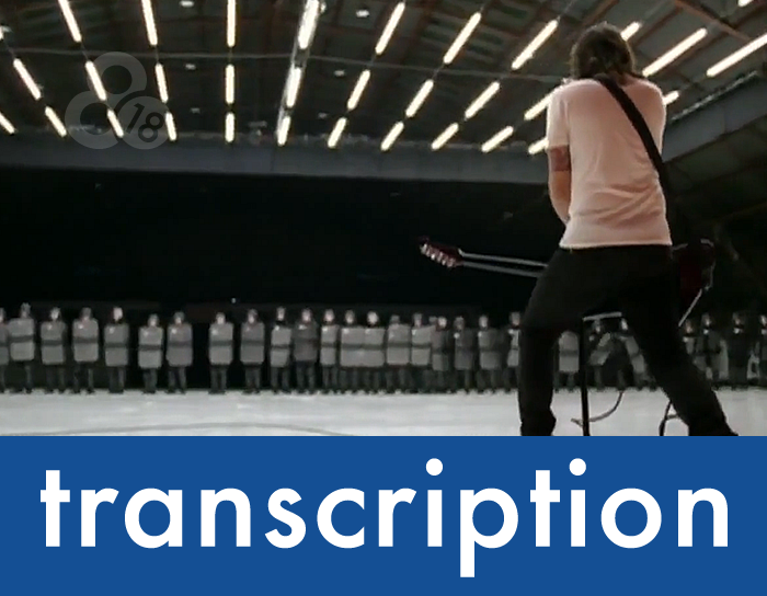 Transcription – “The Pretender” by Foo Fighters